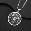 Titanium Steel Skull Necklace Pendant Accessories Hip Hop Men's Premium Style