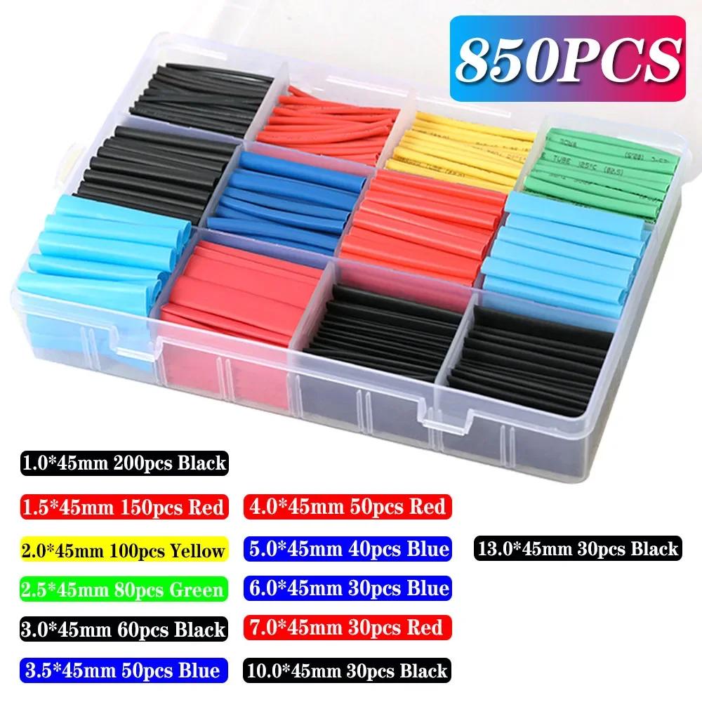 Heat-shrink Tubing Thermoresistant Tube Heat Shrink Wrapping Kit Electrical Connection Wire Cable Insulation Sleeved Protecter
