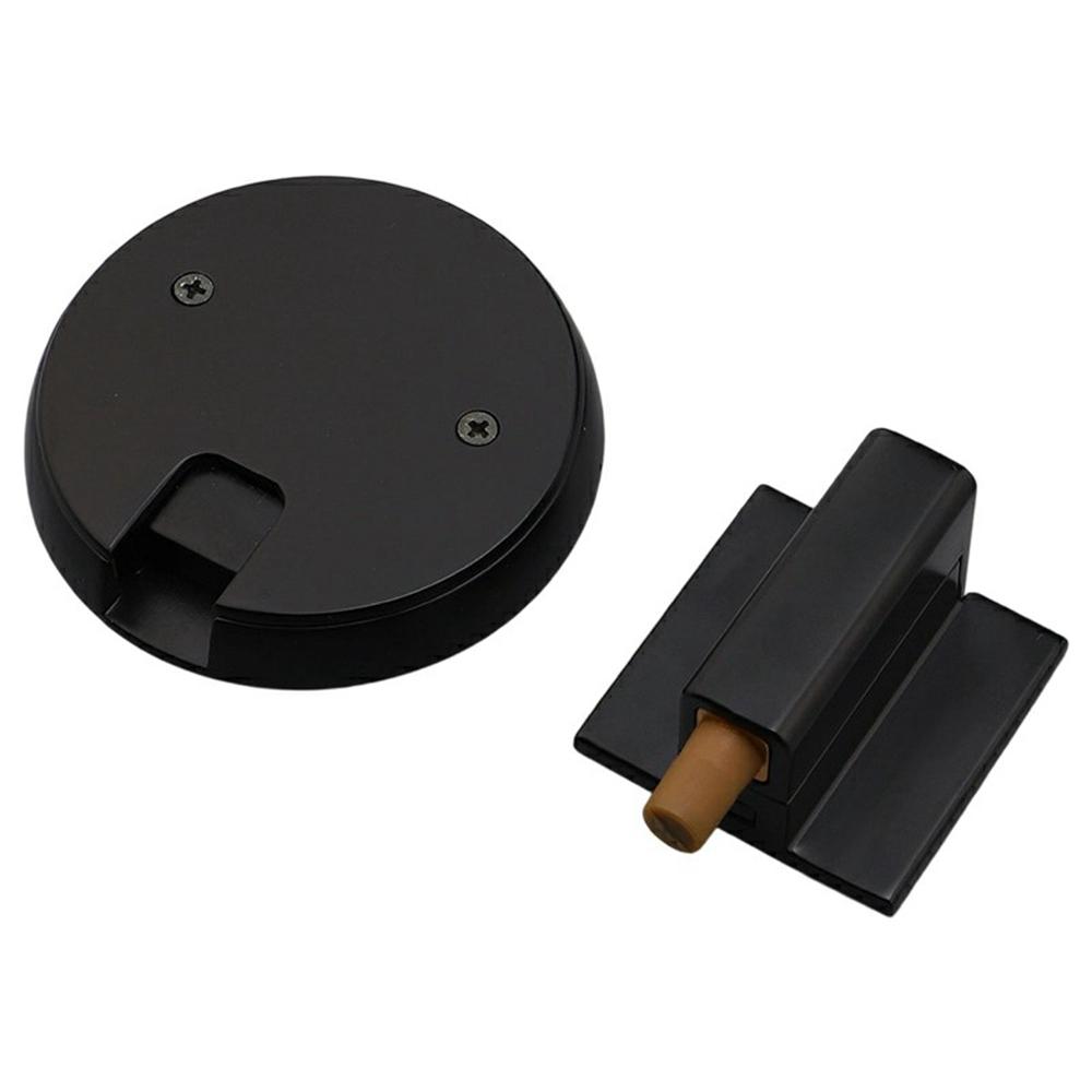 Invisible Floor Mounted Door Stopper No Drill Mechanical Wind Resistant For Bedroom Bathroom