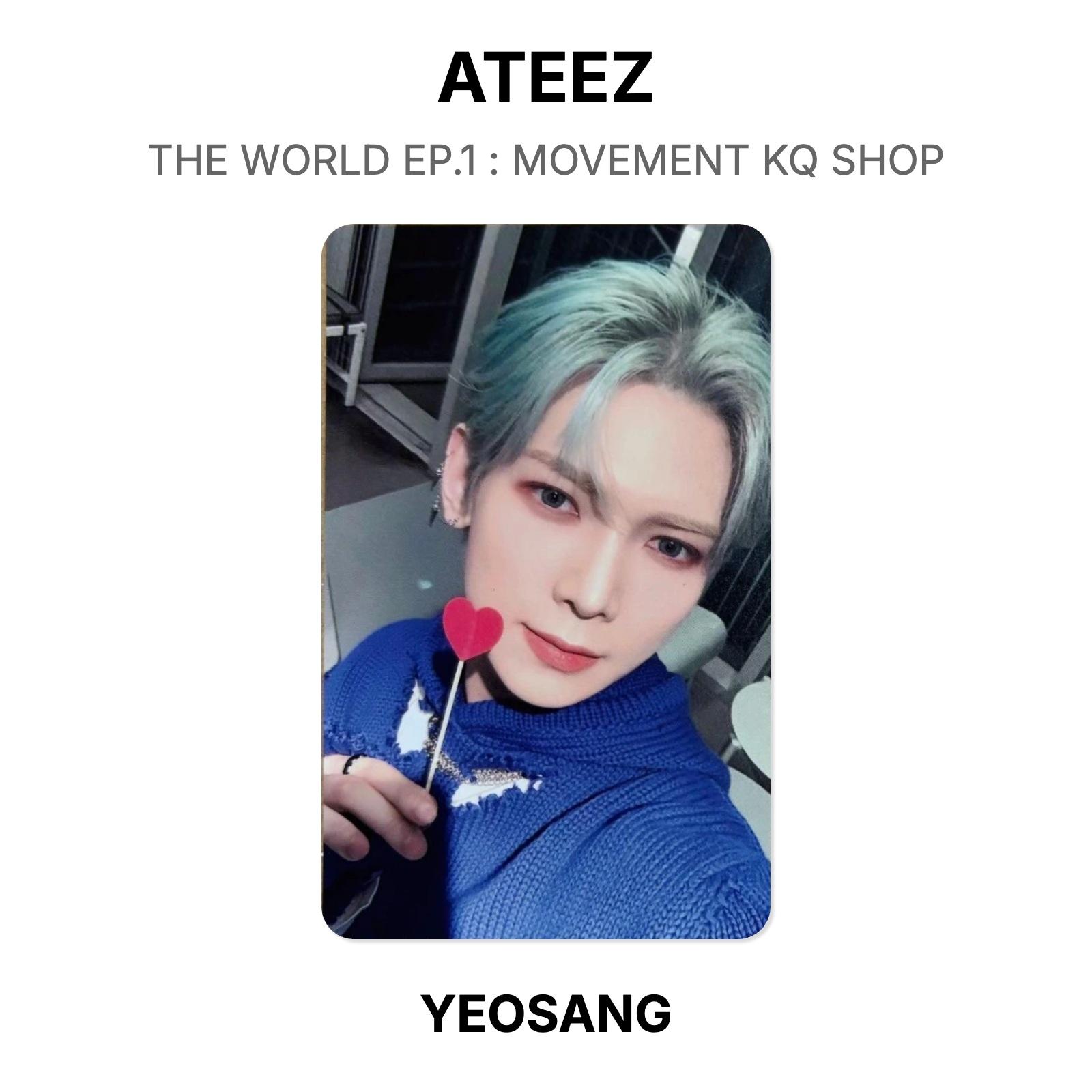 ATEEZ МИР EP.1 : ДВИЖЕНИЕ KQ SHOP Официальная фотокарточка YEOSANG