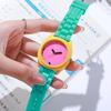 Dopamine Women Watch Simple Digital Quartz Watches Casual Jelly Multicolour Silicone Ladies Wristwatch