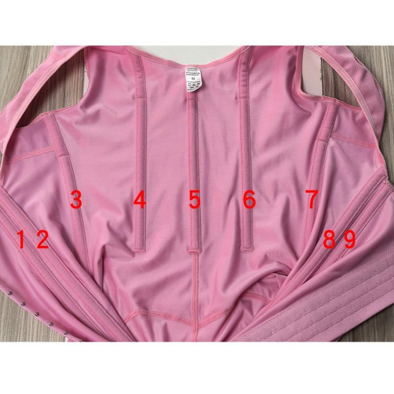 Waist Shaping Bodysuit Shoulder Straps Breasted Zippers Large Size Bodysuit Waist Cinch Tummy Butt Lifting Thin Body Shaping Garment