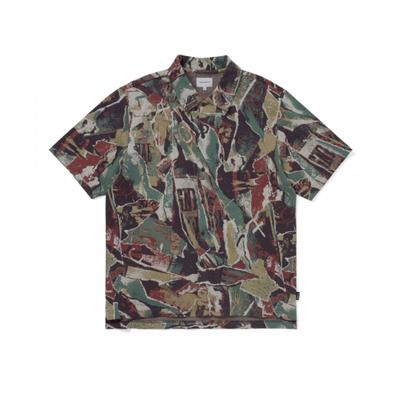 Jacquard Pattern Button Up Top Multi