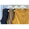 Plus Size Women Casual Solid Waist Cinching Sleeveless Vest Cardigan