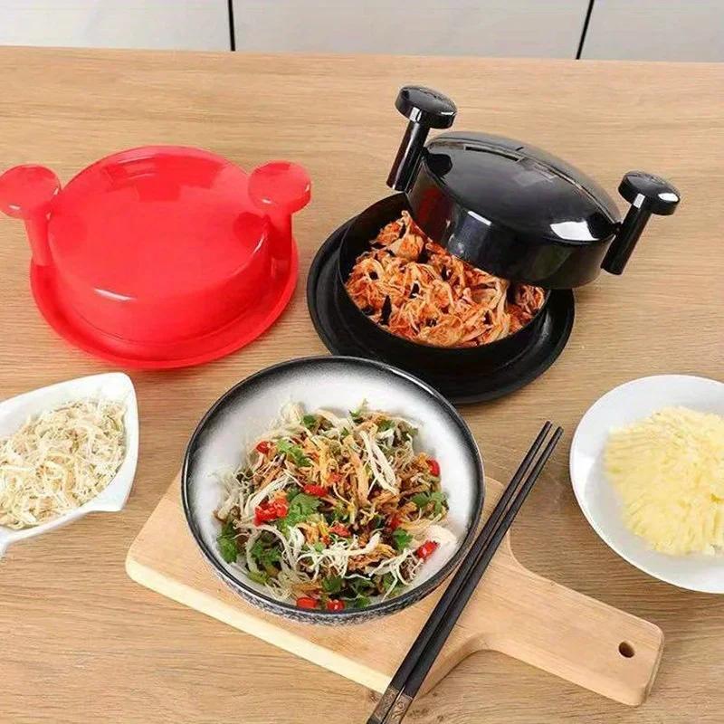 1 Pcs New Household Kitchen Small Shred Machine Better Than Bear Claws Meat Shredder Pulled Pork Beef Cooked Chicken Tool
