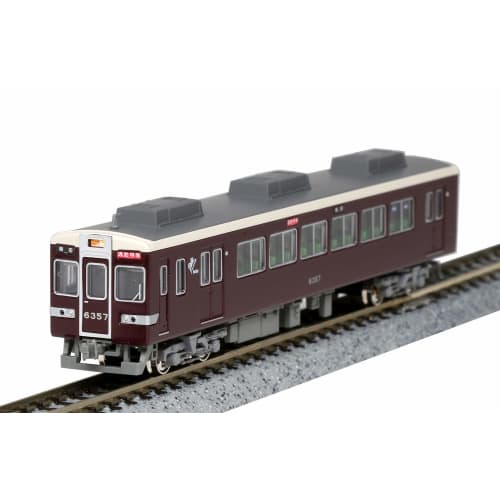 KATO N Gauge Hankyu 6300 Series with Small Windows, 8-Car Set, 10-1436, Model Train