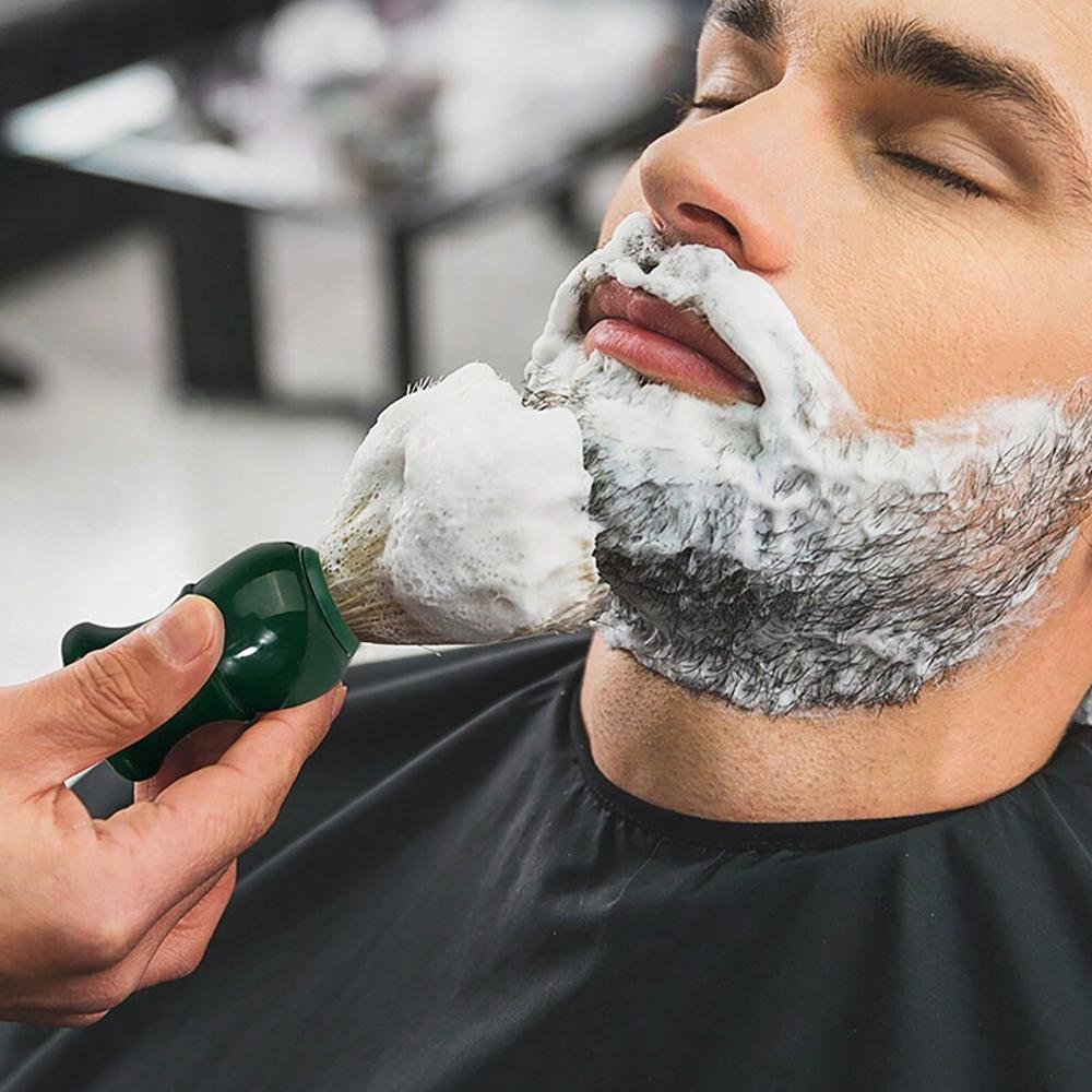 2pcs Beard Care Bowl Brush Kits for Men 1pc Rich Shaving Soap Foam Cup 1pc Hair Beard Brush Mens Shaving Brush Kit