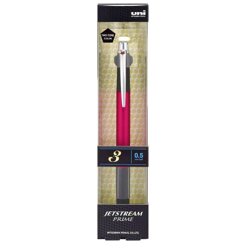 Mitsubishi Pencil Ballpoint Pen Jetstream Prime Black Pink SXE3300005B13 3-Color 0.5