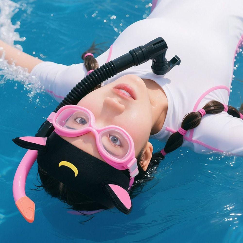 Clear Vision Diving Headband Wetsuit Hood Cat Ears Swimming Headband Outdoor Diving Hat  Diving