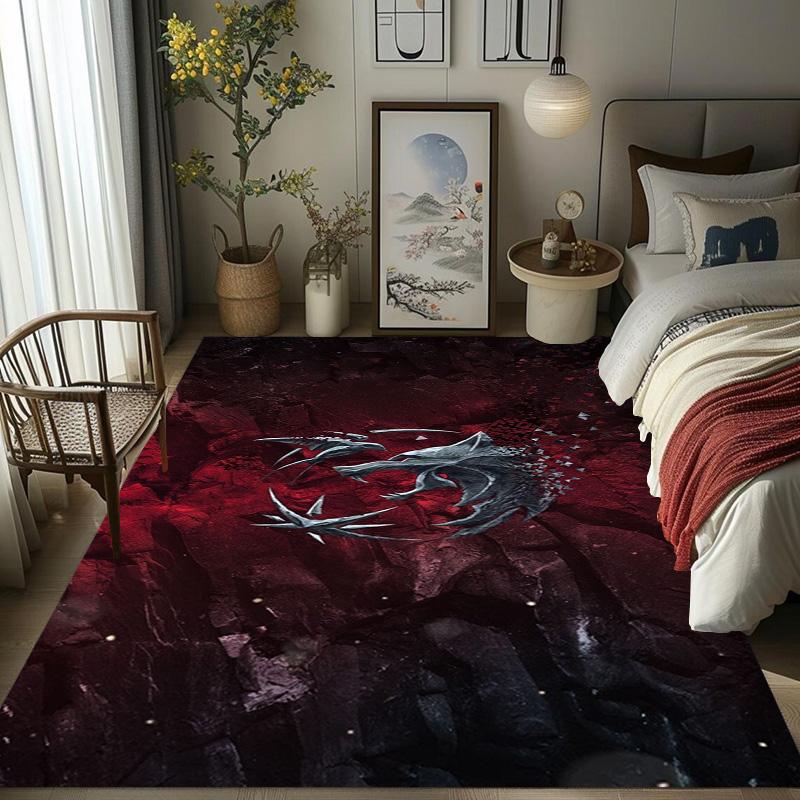 The Witcher's Fury carpet Living room and bedroom mats printing Dormitory decoration Room Fashion