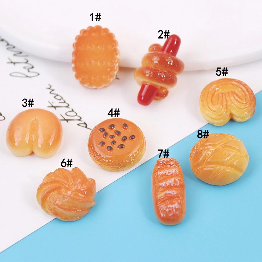 

Кунжутне печиво з хліба Смоляні аксесуари для DIY рукоділля: Чохли для телефонів, Заколки для волосся, Ювелірні вироби Toy Bread Cookie