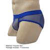 Soutong Mesh Erkek Külot Seksi Polyester Elastik Bel Boxer Külot Ev İçin