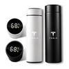 Car Sticker 2025 New Tesla Stainless Steel Intelligent Thermos Cup Temperature Display Thermos Bottle For Tesla Model 3 Model S