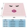 Sexy Glam Feminine Beauty Wink Eyelash Wool Blanket Eyelash Funny Throw Blankets for Home 200x150cm Quilt