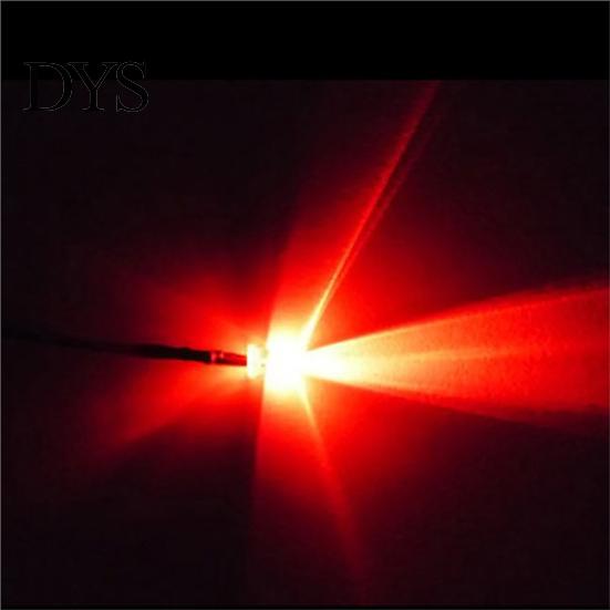 10 Stück 20 cm 3 mm/5 mm LED-Lampenkabel, vorverkabelt, DC-emittierendes Diodenlicht