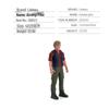 Cross-Border Farm Scene Worker Doll: Female Farmer with Shovel Ornament for Model Landscaping