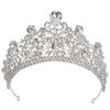Crown Tiara Bridal Hair Accessories Birthday Eighteenth Bar Mitzvah Crown Baroque Party Hair