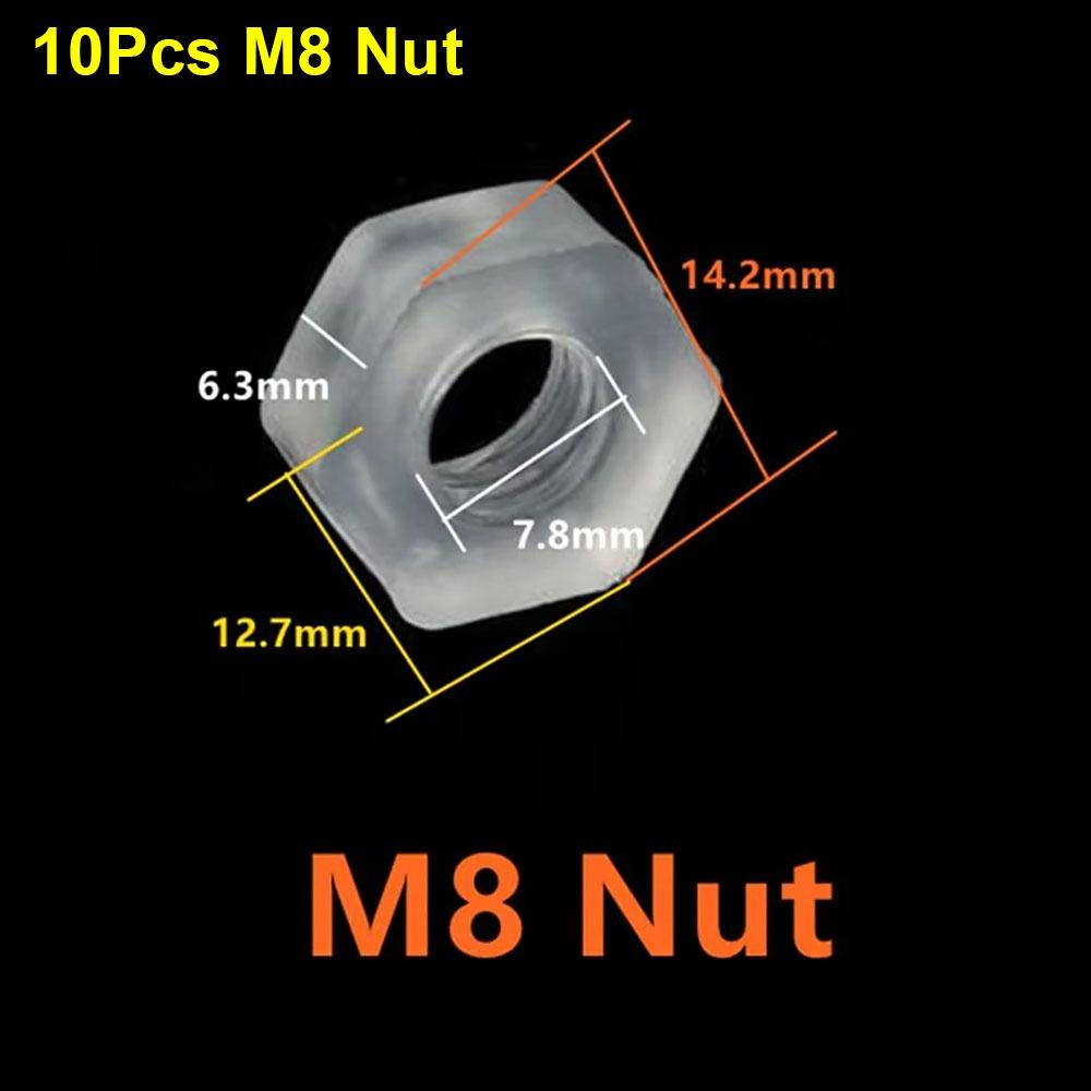 10Pcs M6-G1/2 To 2.4-11.1mm Water Hose Joint for Aquarium Fish Tank Fittings