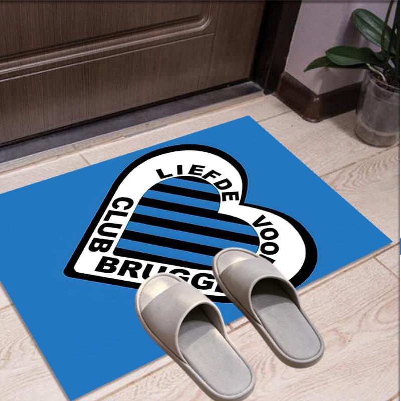 Club Brugge K V Pattern Rug, Indoor/Outdoor Mat, for Picnic, Gameroom, Bedroom, Office, Living Room, Home Decor Carpet, Birthday Gift