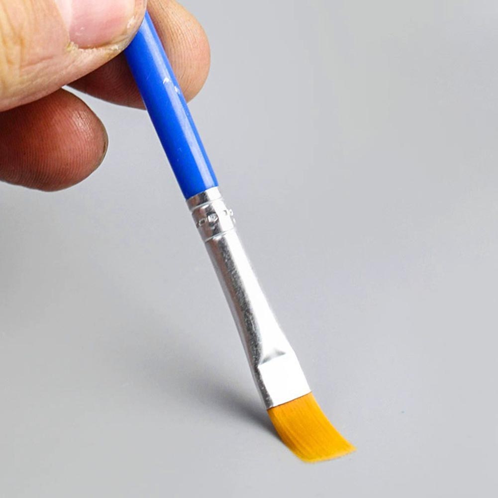 50Pcs Paint Brushes Set Round Flat Hair Nylon Hair Paint Brush For Oil Acrylic For Artists Beginners Student Paintin