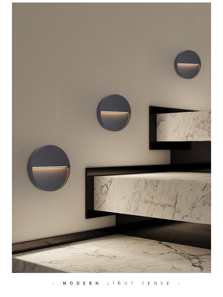 Waterproof LED Step Light for Outdoor Ramps & Corners, Die-Cast Aluminum Plinth Light