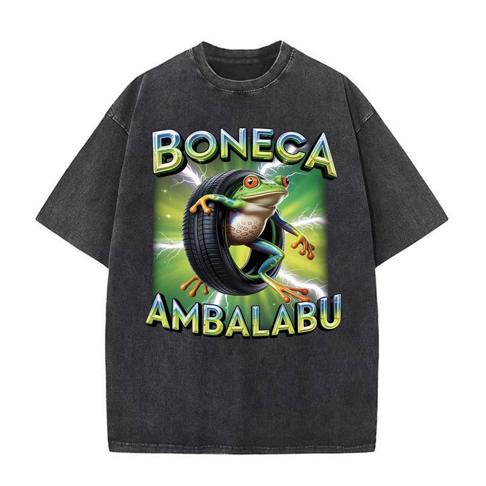 T-shirts Meme Chat Drôle de Survivant de la Circoncision pour Mode Unisexe Hip Hop Vintage T-shirt Vintage Lavé Pur Coton T-shirts Unisexes