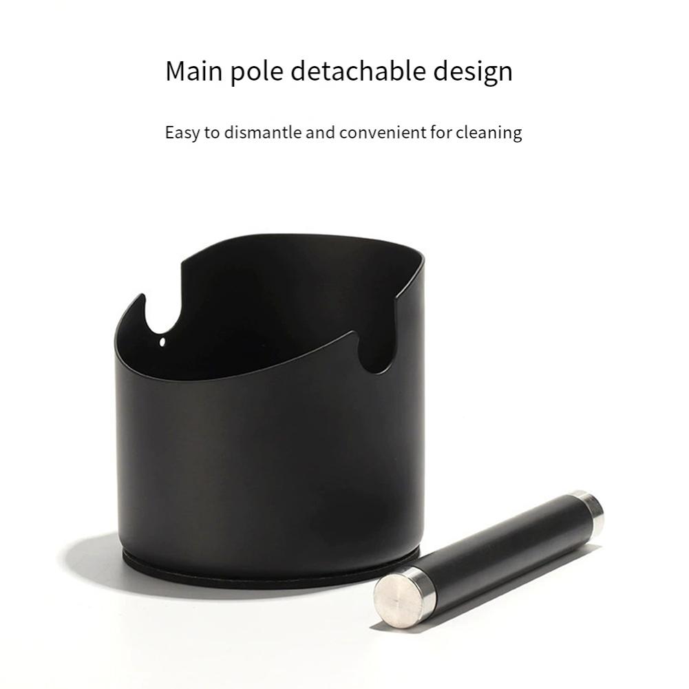 Stainless Steel For Coffee Grounds Bucket with Thickened Walls Coated Interior and Anti Slip Base for Easy Use