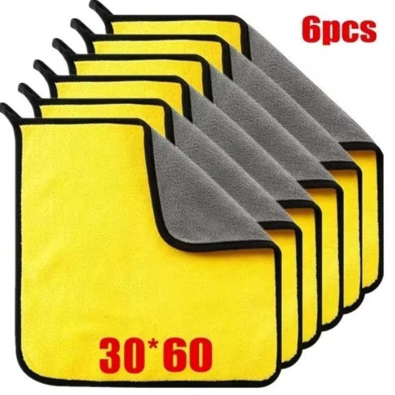 Microfiber Car Cleaning Towels Car Wash Drying Cloth Hemming Microfiber Towel Care Wash Cloth Car Detailing Accessories