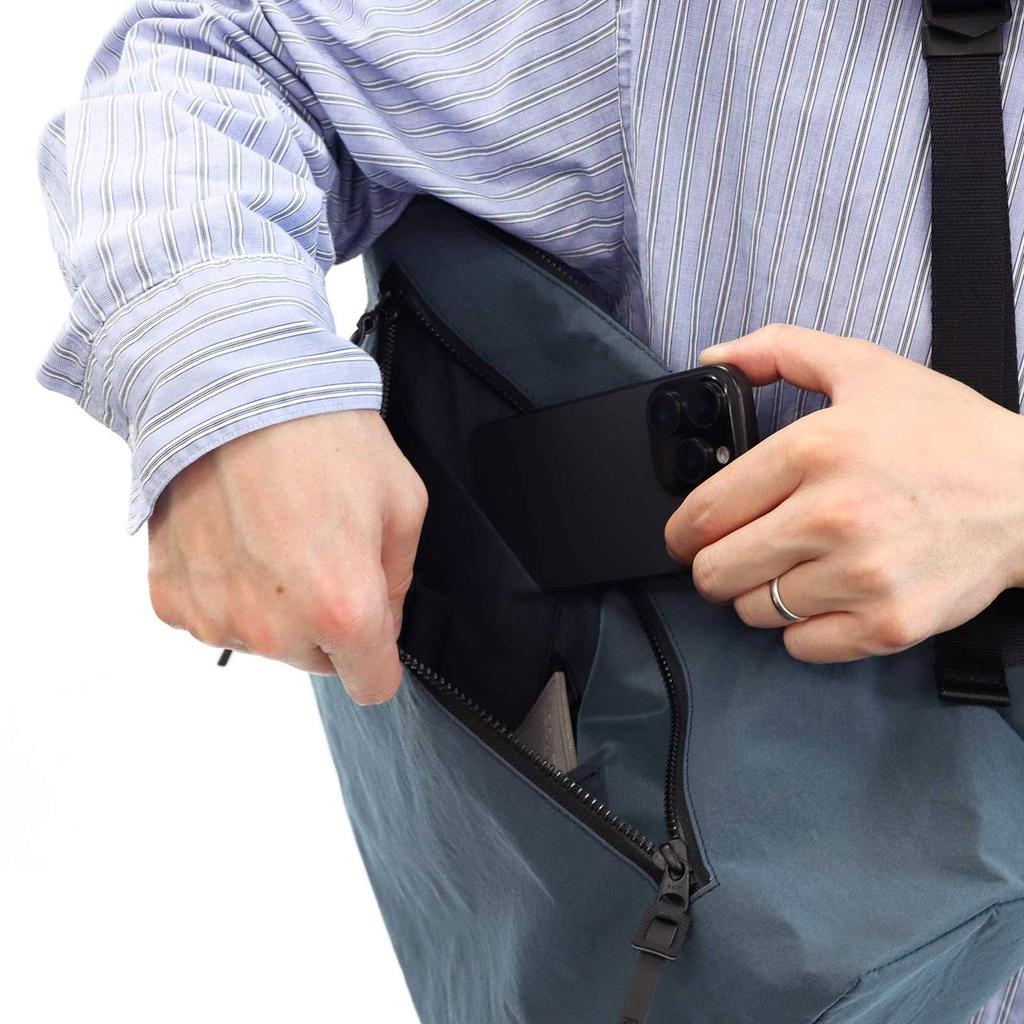 [Root] Root Wakpack Habit Type 3 Backpack, Unisex, Slim, Lightweight, Water-Repellent, A4 File, Laptop Storage (Charcoal)