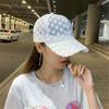Summer Thin Lace Duckbill Cap Women's Embroidered Flower Mesh Breathable Baseball Cap Sun Protection Hat