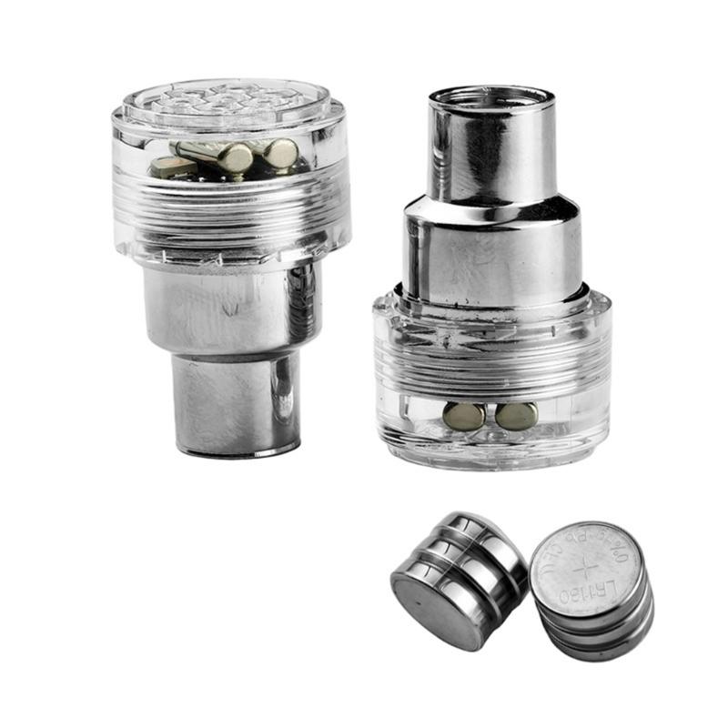 Motorcycle Electric Bike LED Valves Cap Waterproof Tire Accessories Improved Visibility LED Wheel Light