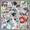 50 Cute Cartoon Opossum Stickers, Waterproof for Laptop and Journal Decoration