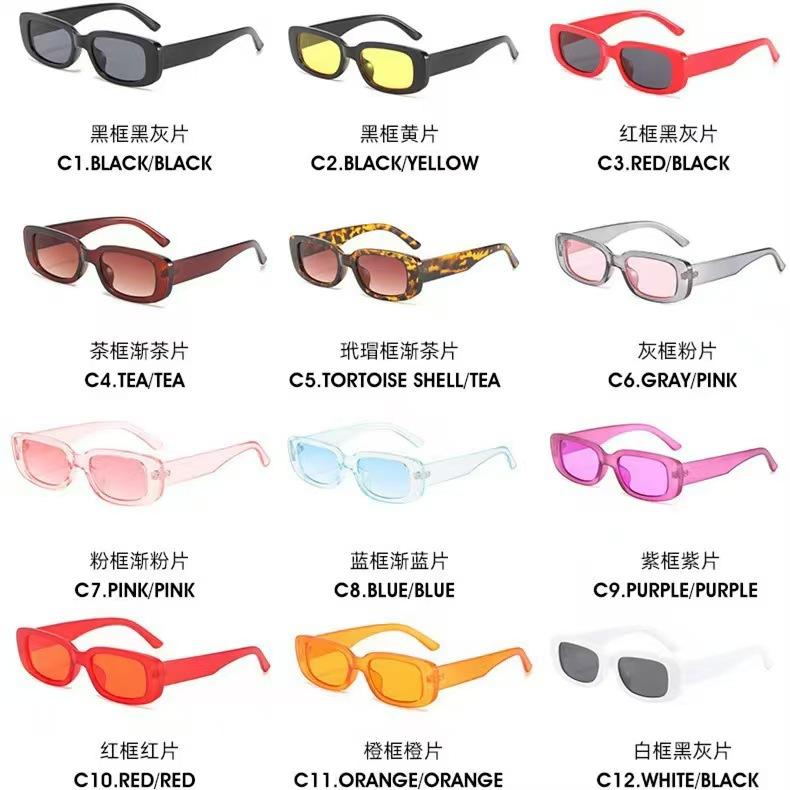 New Women Fashion Candy Color Small Frame Sunglasses Men sun glasses Women Vintage Trendy Style der Eyewear