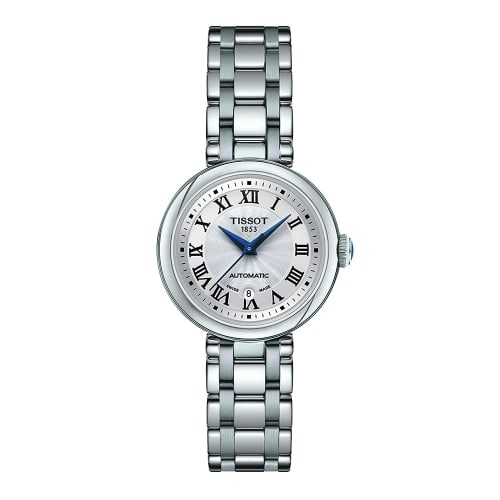 Tissot Bellissima Automatic Watch with Bracelet, White Dial, Officially Imported, Women's, T1262071101300