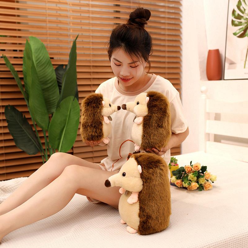 Simulated Little Hedgehog Doll Plush Toy Children Sleep With Doll Birthday Gift Wholesale Hedgehog