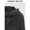 UR Women's Hooded Drawstring Short Sweatshirt
