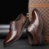Klasické Pánske Spoločenské Topánky Špicatá Špička Mäkká Podrážka Business Casual Pánske Formálne Topánky Pánske Kancelárske Mokasíny Svadobná Párty Oxfordy Topánky