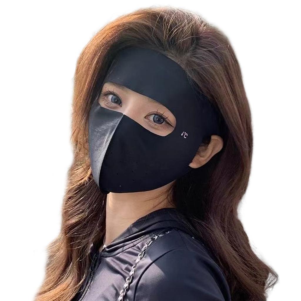 4pcs summer masks Breathable Full Face Sun Protection Mask UV Protection Face Cover for Women Outdoor Sports