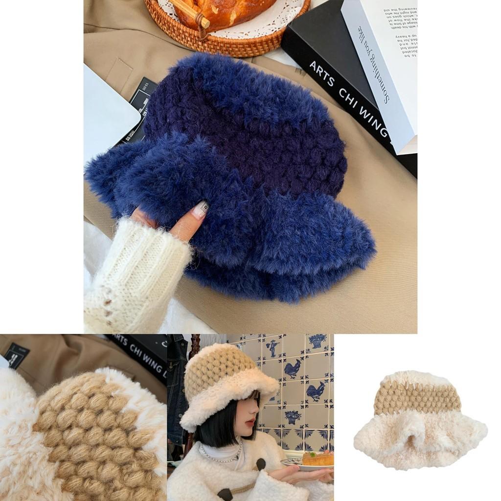 Fashionable Women's Winter Bucket Hat Large Brim Cozy And Windproof