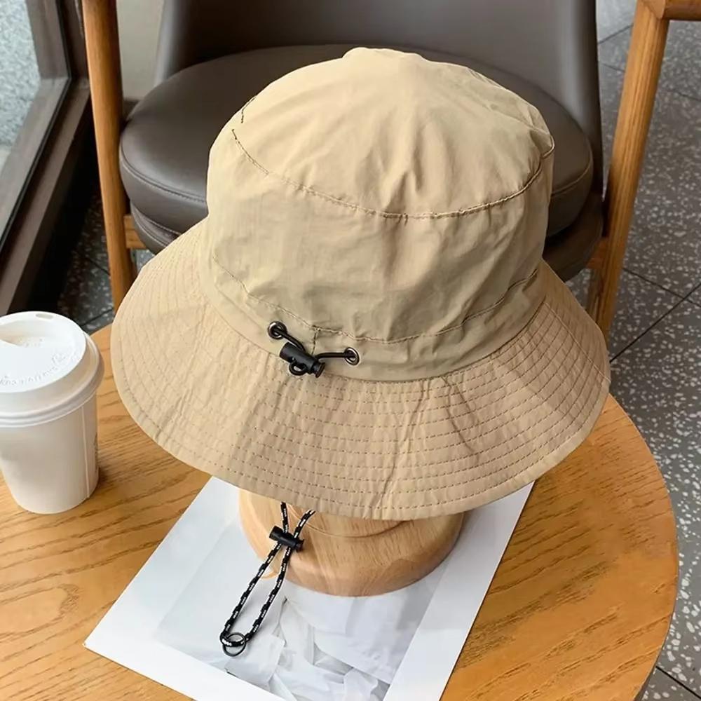 Waterproof fisherman hat can store summer thin quick drying sun hat, outdoor hiking sun protection basin hat