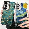 Van Gogh Oil Painting Aesthetics Plating Phone Case For Samsung A17 A07 A37 A57 A16 A56 A15 A55 A14 A54 A13 A53 A26 A36 A25 A35