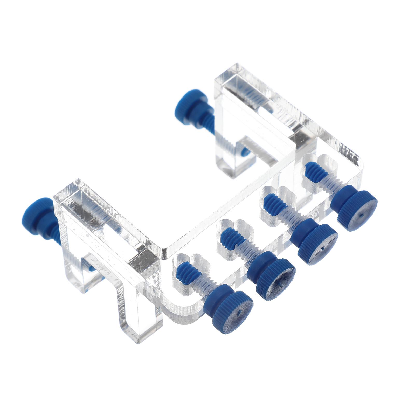 

Dosing Pump Holder Clamp Transparent Acrylic Aquarium Water Pipe Clip Hose Tube Fixing Bracket for Fish Tank Stability 8X6X4.5CM прозорий