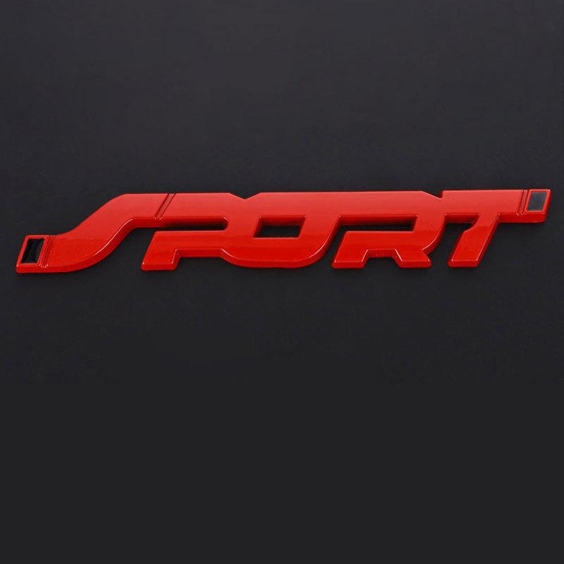 Zinklegierung Auto Modifiziertes Auto Karosserieaufkleber Sportetikett Dreidimensionale Persönlichkeit Stark haftend