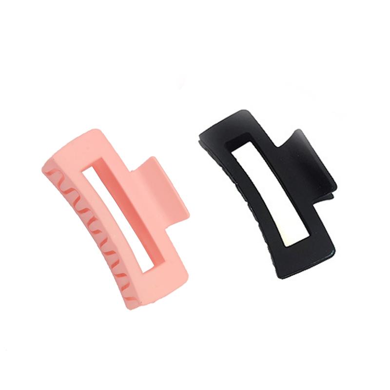 2Pcs Frosted Plastic Hair Claw For Women Girls Back Head Hair Clip Shark Clips Hairpin Crab Barrettes Hair Accessories