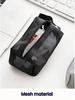 2pcs Mesh Storage Bag, Mini Portable Coin Bag, Headphone Storage Bag, Data Cable Storage Bag, Portable Cosmetics Storage Bag