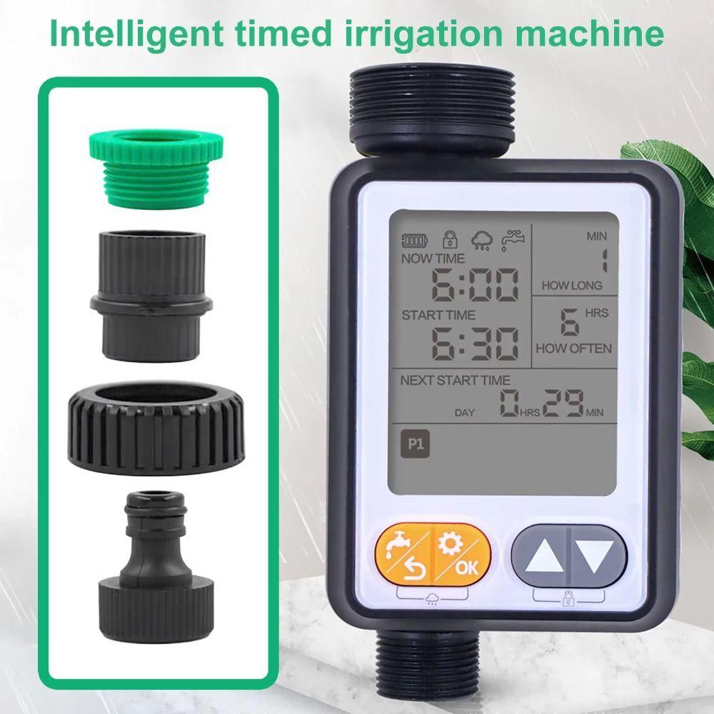 Large Screen Automatic Irrigation Timer Garden Watering Timer Garden Sprinkler Systems