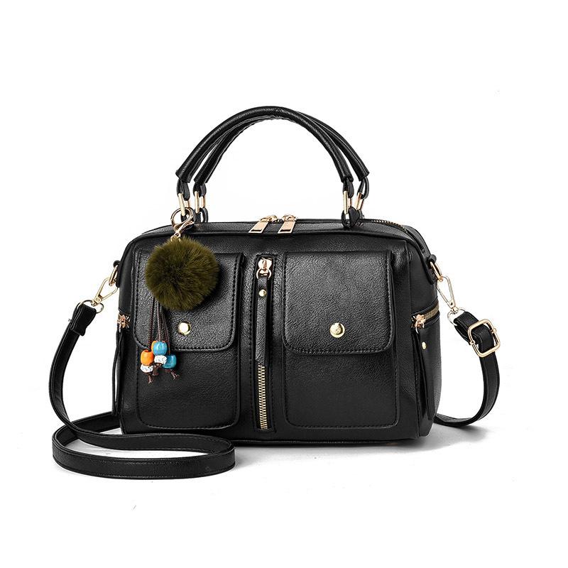 New Handbag, Fashionable Shoulder Bag, European and American Trend PU Leather Pillow Bag, Crossbody Bag
