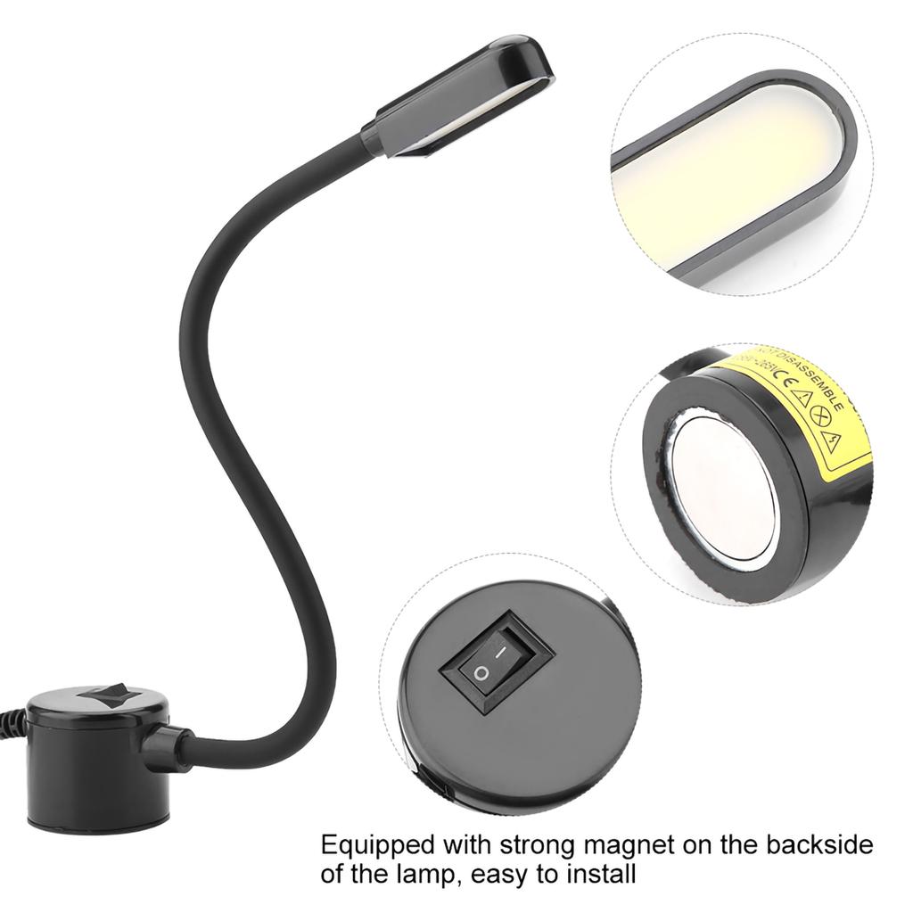3W COB Light Work for Sewing Machine Adjustable Magnetic Base Table Lamp