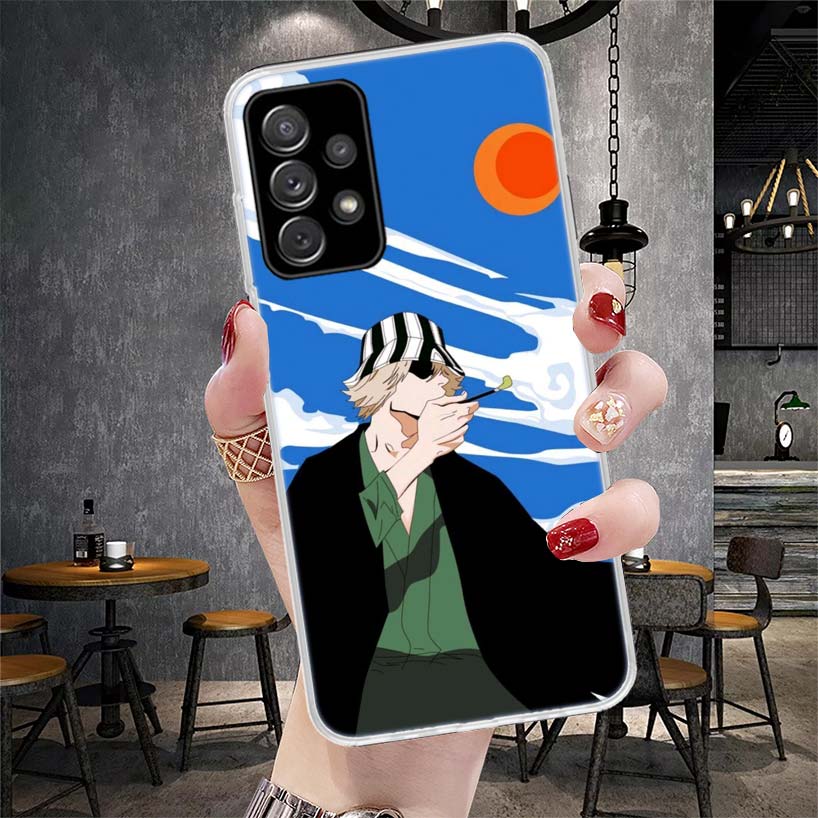 

Bleach Кисуке Урахара Мягкий чехол для телефона для Samsung Galaxy A13 A14 A15 A16 A17 A53 A54 A55 A56 A57 A33 A34 A35 A36 A37 A23 A24 A25 Samsung A57
