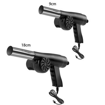 Ventilateur de barbecue portable, souffleur d'air, alimenté par USB, pour camping en plein air, pique-nique, gril, outil de cuisson